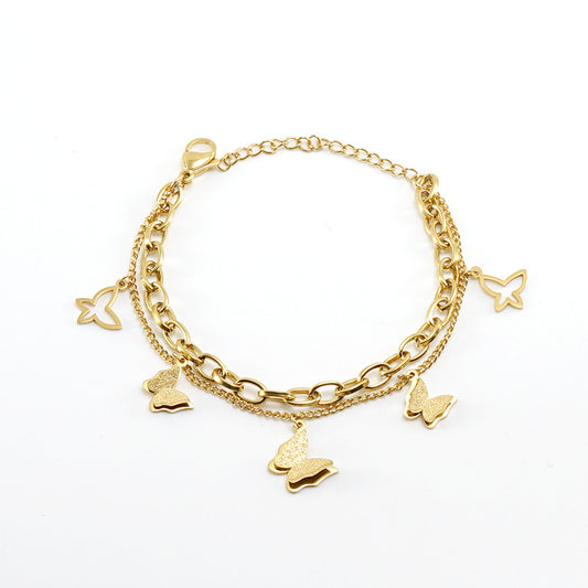 Butterfly Glitter Bracelet