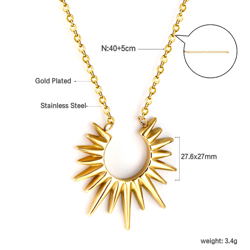 Hundred simple collarbone chain