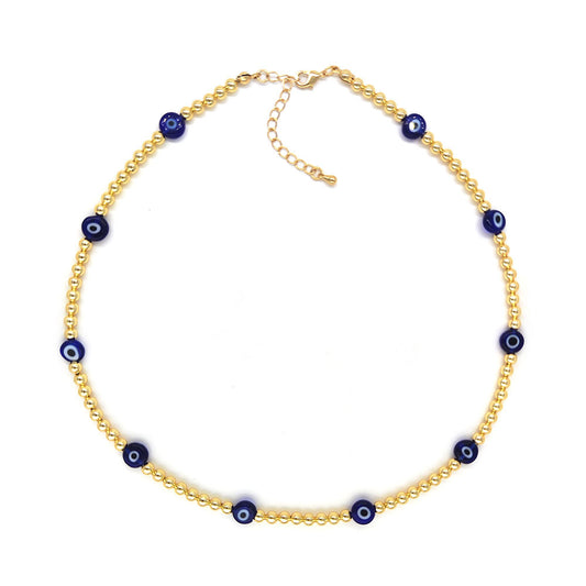 Evil Eye Collarbone Chain