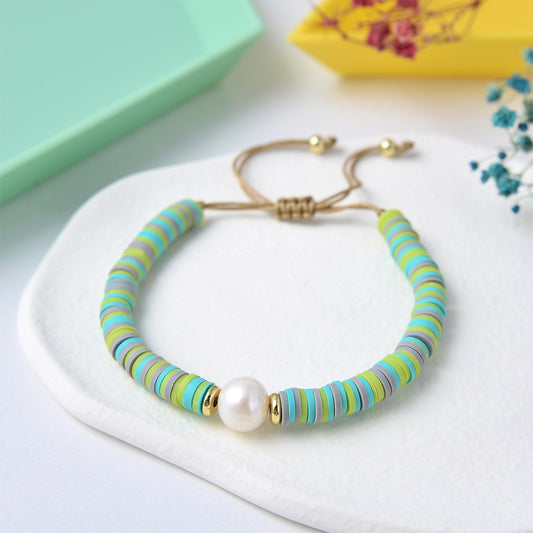 Soft Pottery Chip Bracelet