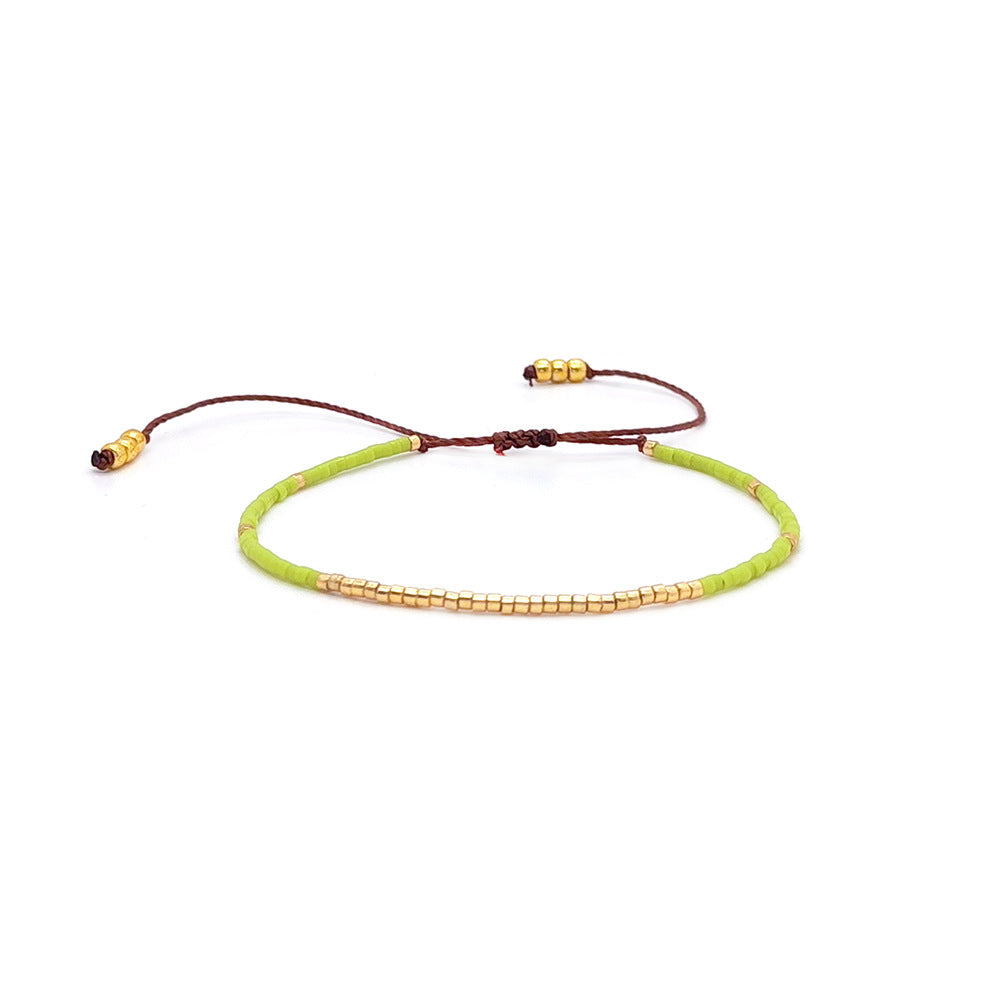 Rice Beads Beaded Bracelet