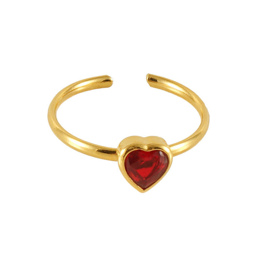 Square Heart Ring