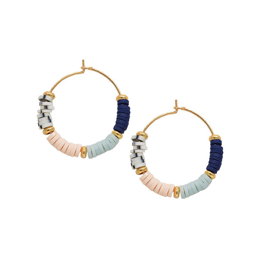 Colorful Soft Ceramic Pieces Earrings