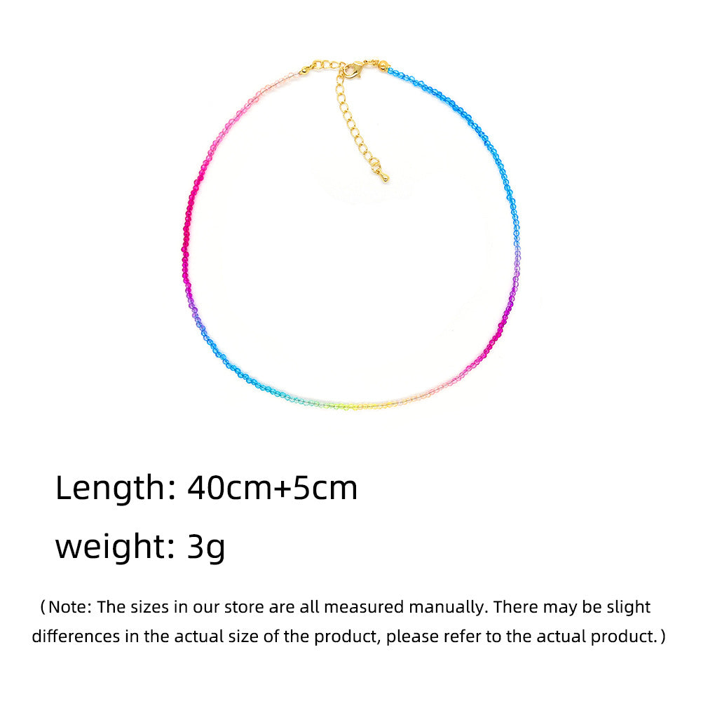 Gradient Crystal Necklace